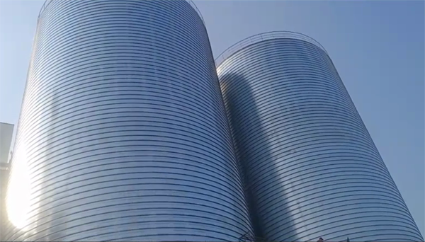 合肥2座混凝土高架卷板仓